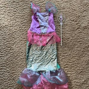 Mermaid costume with accessories